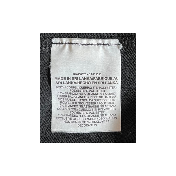 Nike Pro Hyperwarm Quarter Zip Crisscross Open-back Pullover, Size L - Picture 6 of 7